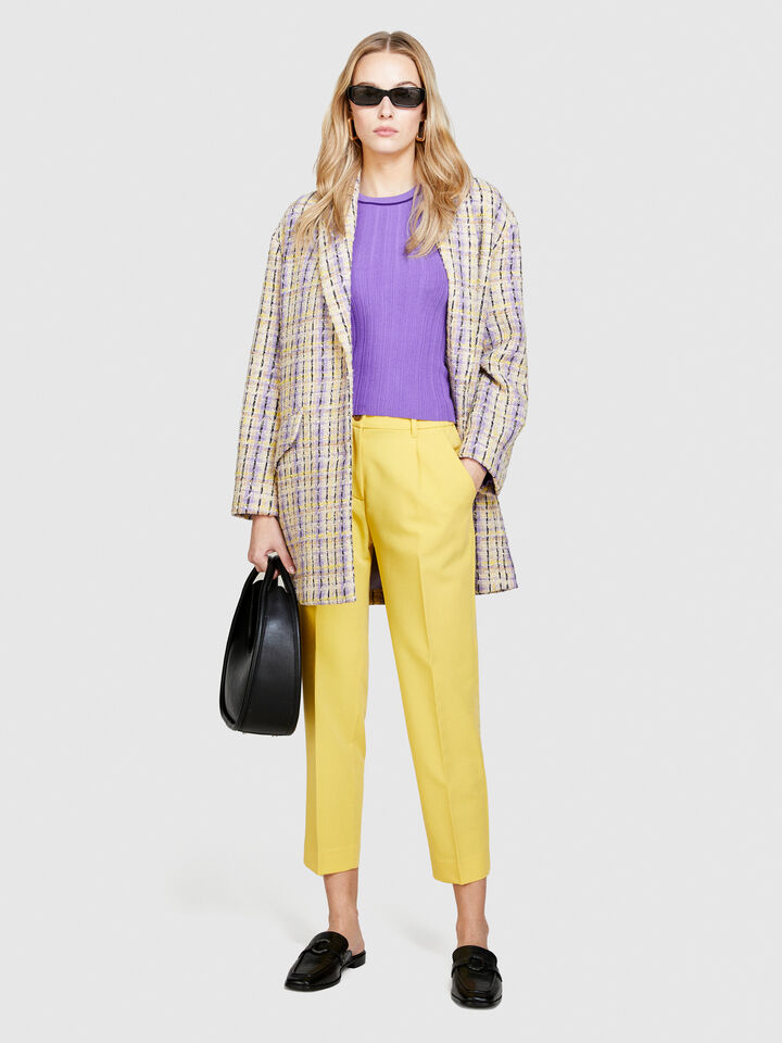 Solid color joggers - women's joggers - Yellow | Sisley image number 1
